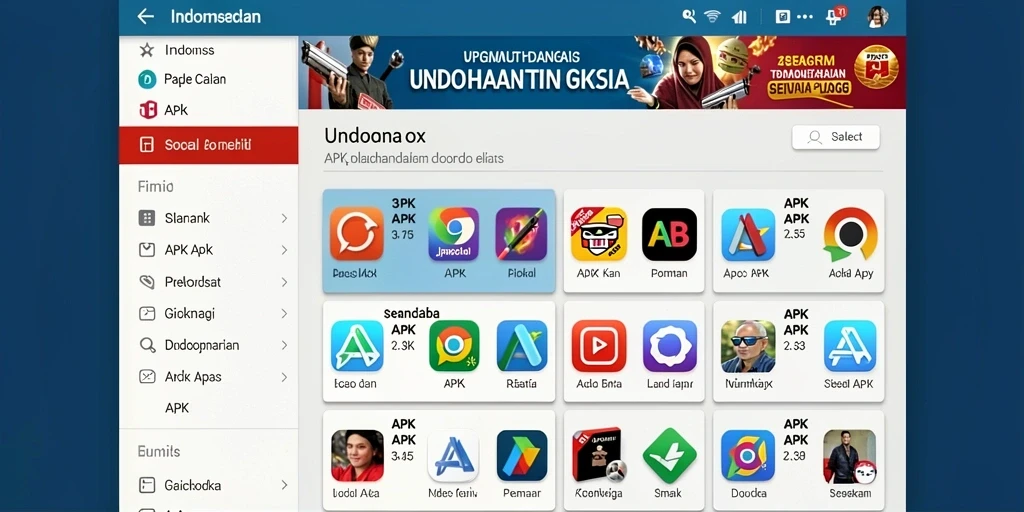 Beragam permainan menarik untuk dipilih.