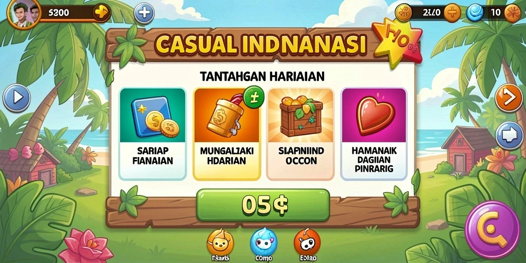 Level tantangan yang menarik dan bervariasi.