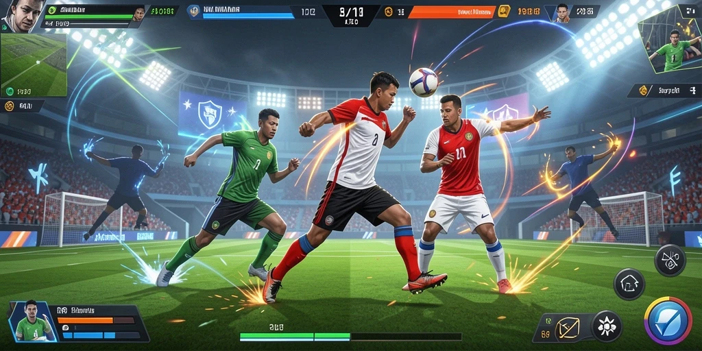 Tangkapan layar menampilkan fitur sosial dalam game.