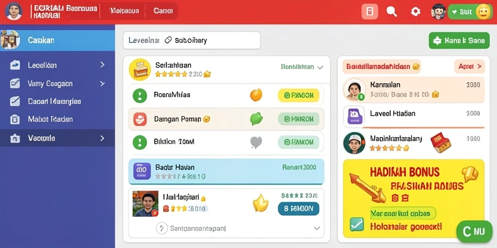 Fitur interaktif yang menghubungkan pemain dengan komunitas.