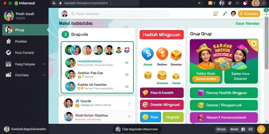 Interaksi sosial di KOPI77 yang seru.