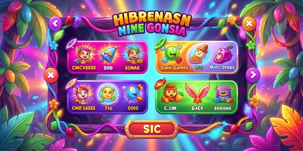 Berbagai pilihan permainan untuk semua selera.