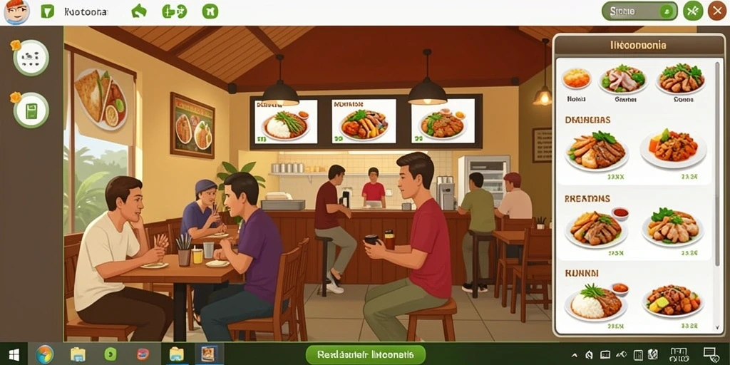 Screenshot menunjukkan fitur bonus dengan grafis yang memukau.