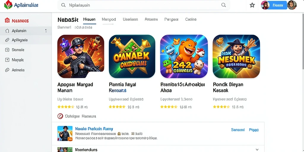 Cuplikan dari mode permainan kompetitif yang sedang berlangsung.