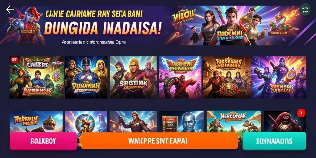 Level yang menantang dan beragam, siap untuk dijelajahi.